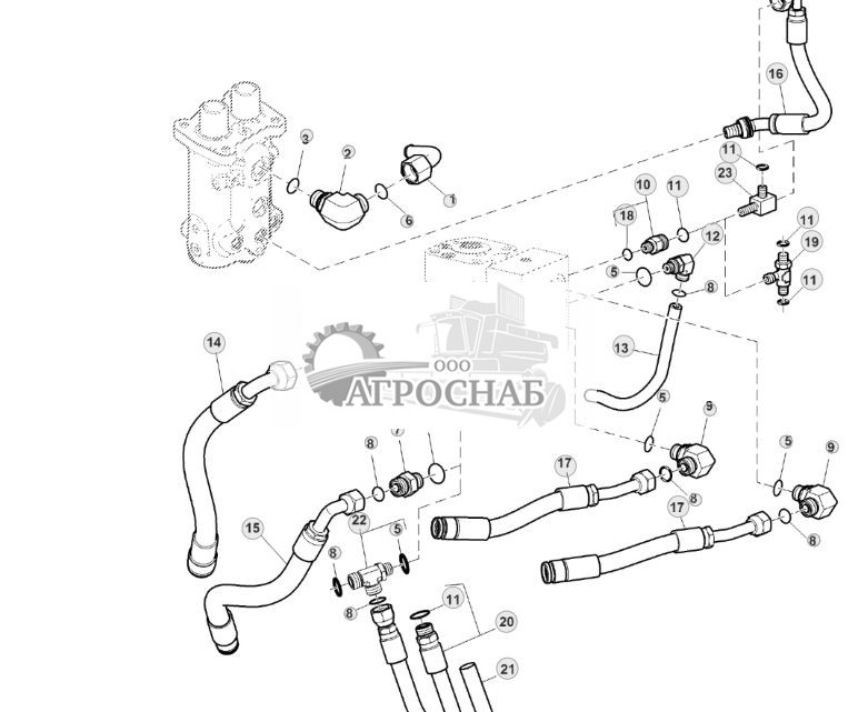 Трубопроводы клапана рулевого управления - ST121899 578.jpg
